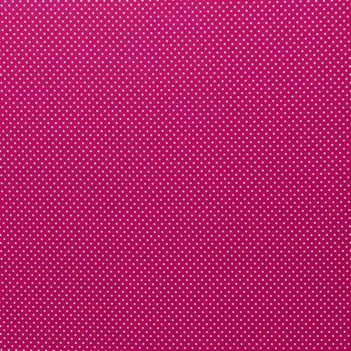 Baumwolle Webware Punkte 2mm Pink 934