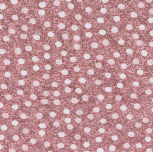 Baumwoll-Jersey Tupfen - rosa