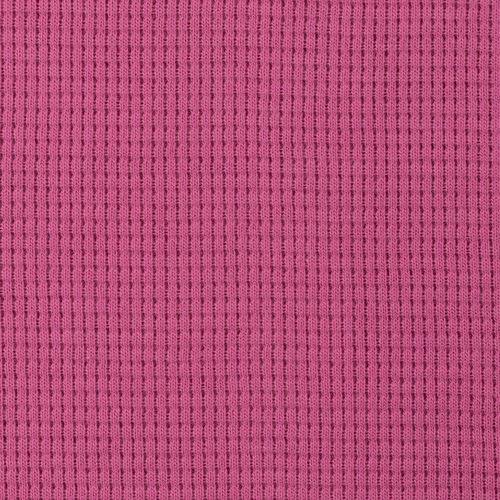 Waffeljersey / Strickjersey Clarissa 100% Baumwolle Uni Pink 936
